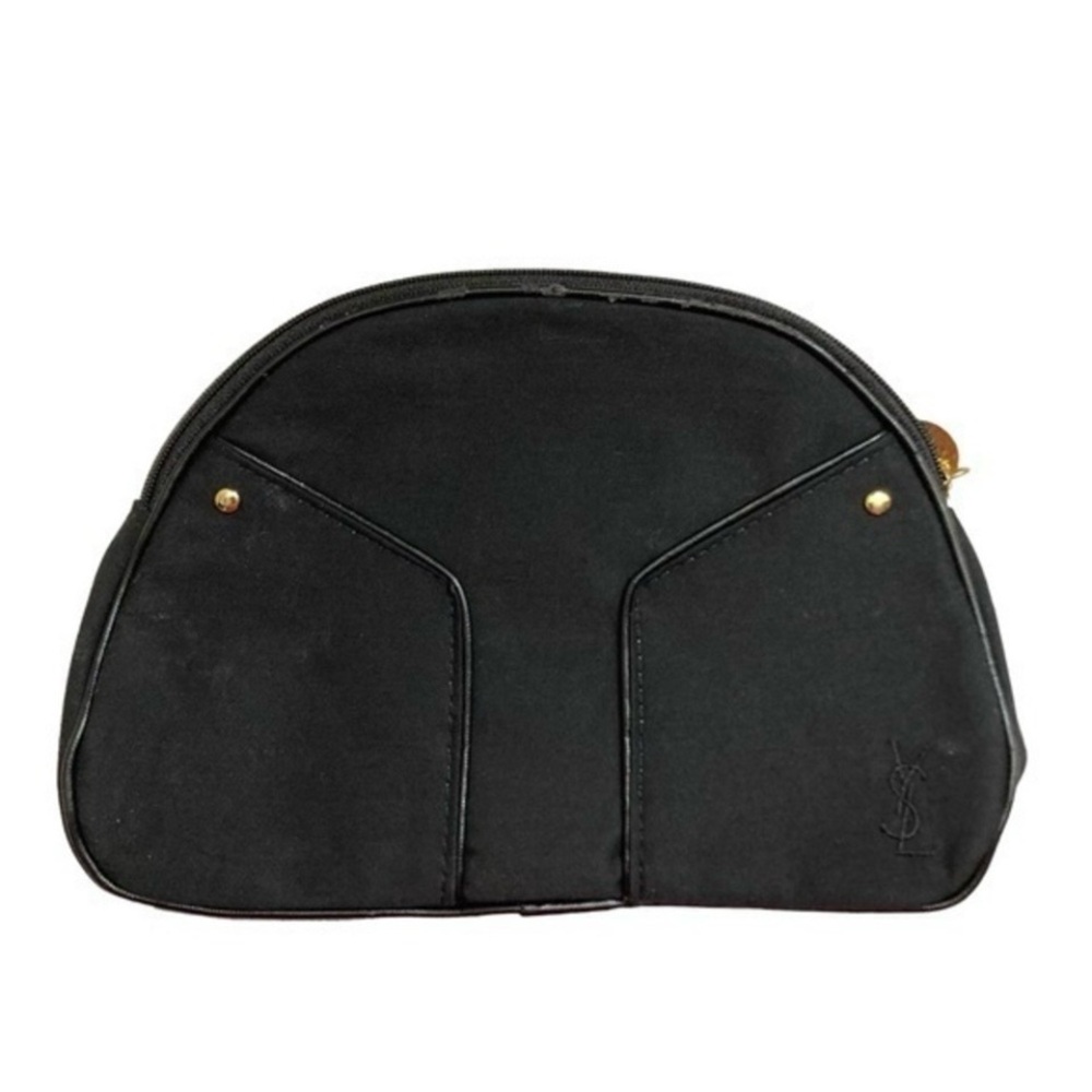 YSL Pouch - Vintage Yves Saint Laurent Parfum Canvas Makeup Bag - YSL Makeup Bag